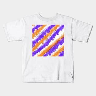 Orange & Purple Bright Splatter Kids T-Shirt